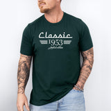 70th Birthday T-Shirt, Classic 1953 Car Lover Shirt, Born in 1953 Tee, Seventy Years Old - Nesta Tees