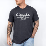 70th Birthday T-Shirt, Classic 1953 Car Lover Shirt, Born in 1953 Tee, Seventy Years Old - Nesta Tees