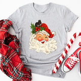 Christmas Santa Head Sweatshirt, Santa Claus Shirt, Ho Ho Ho Santa Shirt