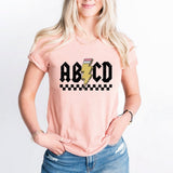 ABCD Teacher T-Shirt, Back To School Shirt, Teacher Appreciation Tee, Music Teacher Shirt