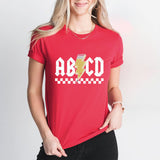 ABCD Teacher T-Shirt, Back To School Shirt, Teacher Appreciation Tee, Music Teacher Shirt