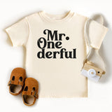 1st Birthday Boy Onesie, Mr. One-derful Shirt, One Year Old Shirt, First Birthday T-Shirt - Nesta Tees