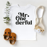 1st Birthday Boy Onesie, Mr. One-derful Shirt, One Year Old Shirt, First Birthday T-Shirt - Nesta Tees