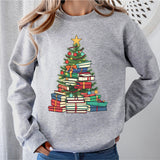All Booked For Christmas T-Shirt, Book Lovers Christmas Tee