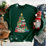 All Booked For Christmas T-Shirt, Book Lovers Christmas Tee