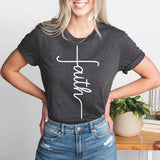 Faith Cross Christian Shirt, Jesus Shirt, Bible Verse T-shirt