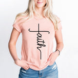 Faith Cross Christian Shirt, Jesus Shirt, Bible Verse T-shirt