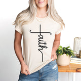 Faith Cross Christian Shirt, Jesus Shirt, Bible Verse T-shirt