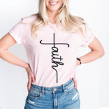 Faith Cross Christian Shirt, Jesus Shirt, Bible Verse T-shirt