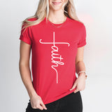 Faith Cross Christian Shirt, Jesus Shirt, Bible Verse T-shirt