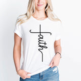 Faith Cross Christian Shirt, Jesus Shirt, Bible Verse T-shirt