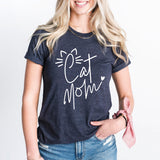 Cat Mom Shirt, Kitten Mommy Tee, Cat Mama T-Shirt, Cat Lover Shirt