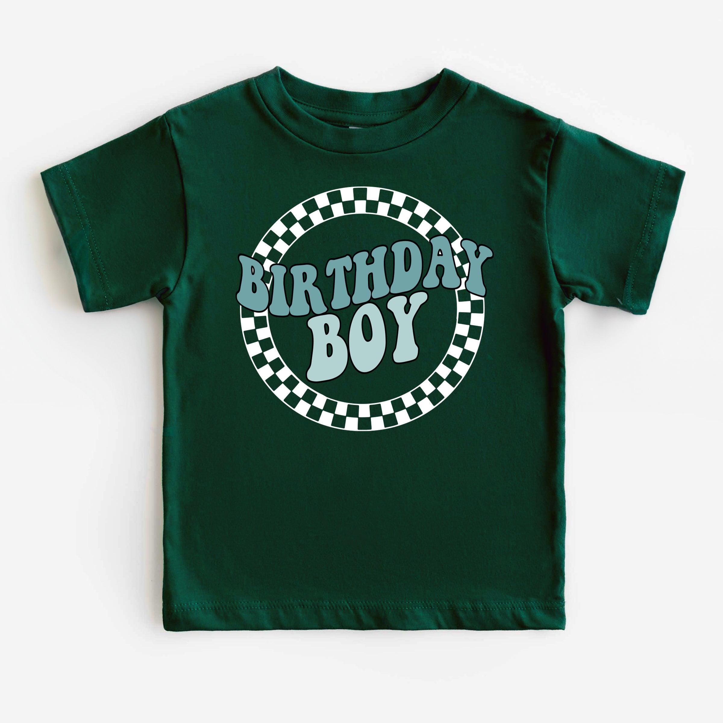 Checkerboard Birthday Boy Shirt, Race Birthday Boy Shirt, Toddler Birthday Tee - Nesta Tees
