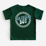 Checkerboard Birthday Boy Shirt, Race Birthday Boy Shirt, Toddler Birthday Tee - Nesta Tees