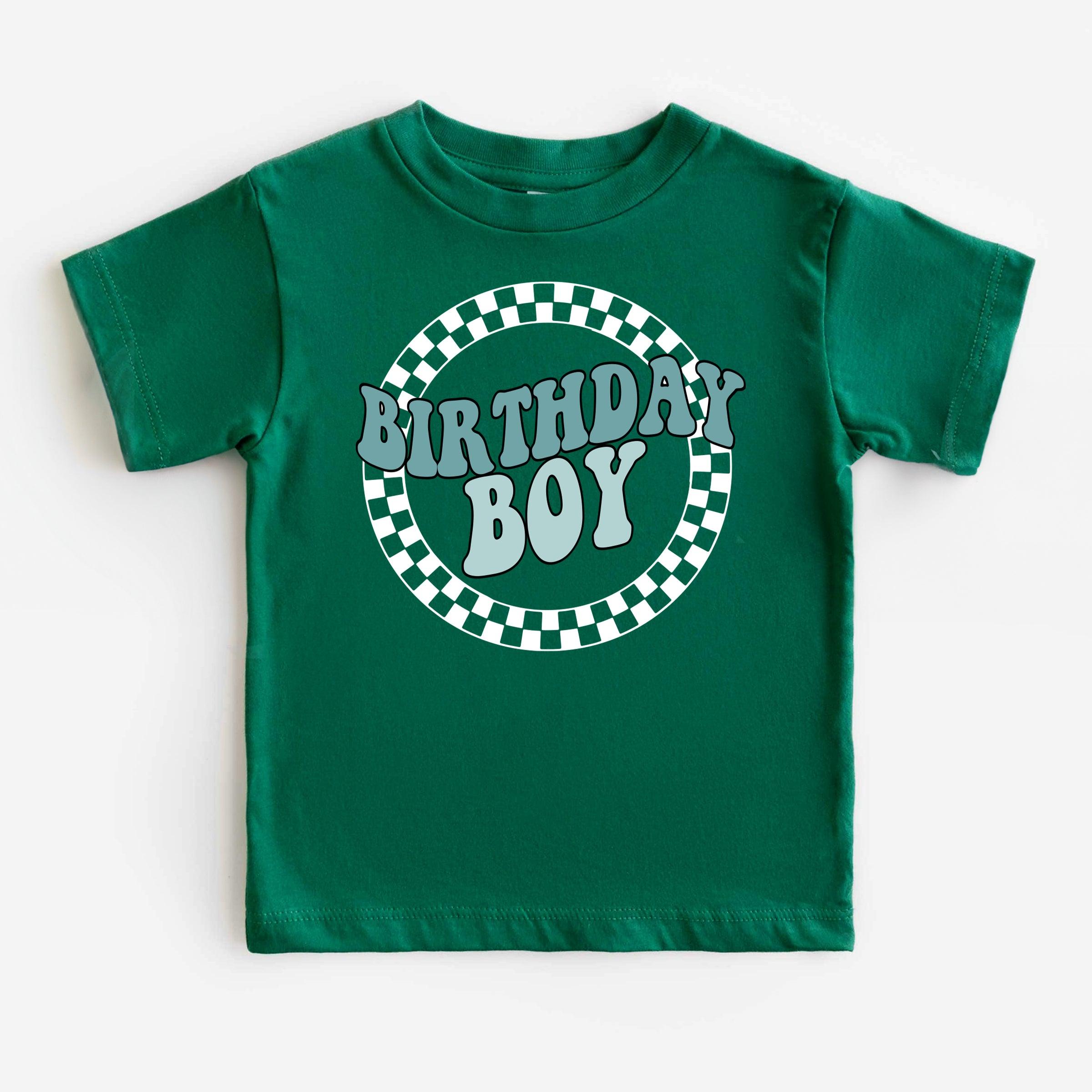 Checkerboard Birthday Boy Shirt, Race Birthday Boy Shirt, Toddler Birthday Tee - Nesta Tees