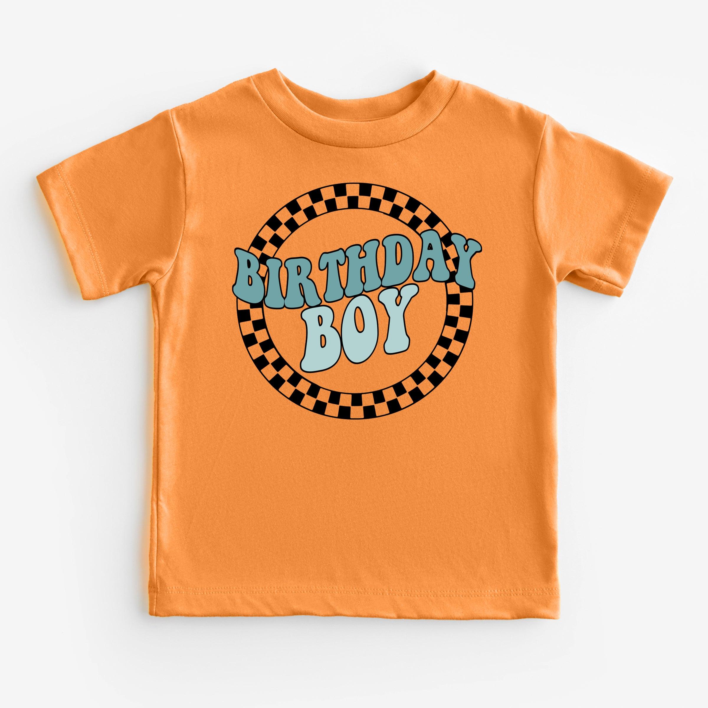 Checkerboard Birthday Boy Shirt, Race Birthday Boy Shirt, Toddler Birthday Tee - Nesta Tees