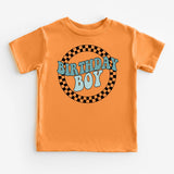 Checkerboard Birthday Boy Shirt, Race Birthday Boy Shirt, Toddler Birthday Tee - Nesta Tees