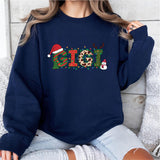 Custom Gigi Claus T-Shirt, Grandma Christmas Sweatshirt, Nana Xmas Tee