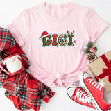 Custom Gigi Claus T-Shirt, Grandma Christmas Sweatshirt, Nana Xmas Tee