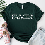Custom Family Name Shirt, Family With Names, Customized Family Shirt, Family Shirt