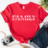 Custom Family Name Shirt, Family With Names, Customized Family Shirt, Family Shirt