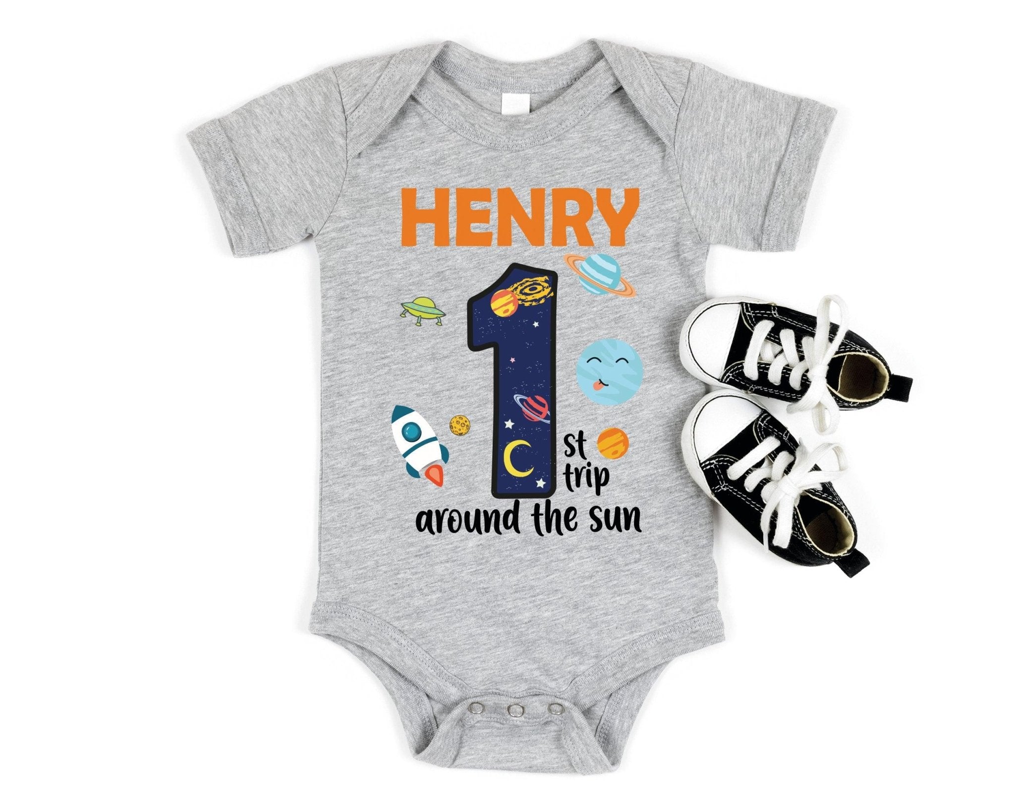 Astronaut Birthday T-Shirt, Family Birthday Tees, Birthday Boy Shirt, Family Birthday Tee - Nesta Tees