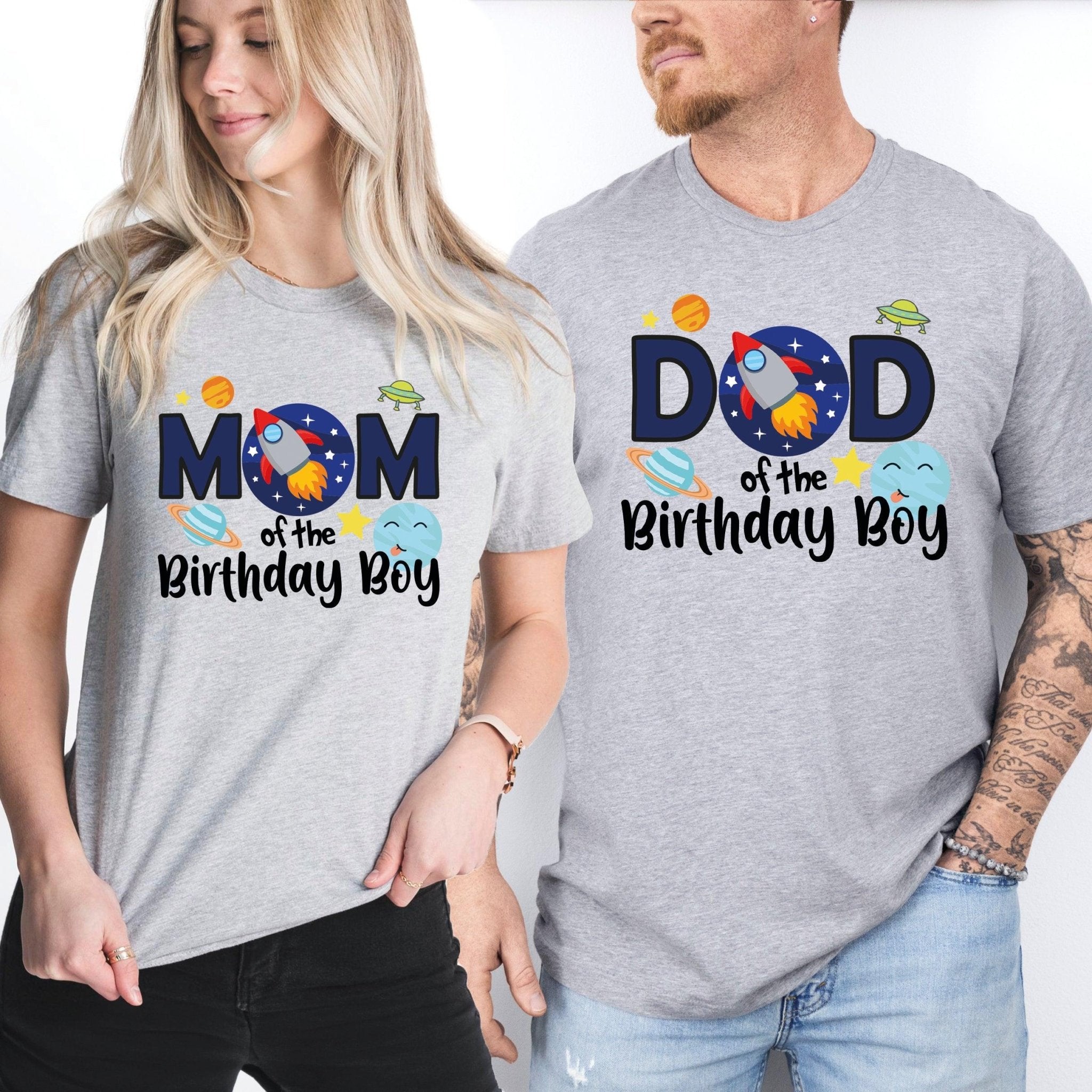 Astronaut Birthday T-Shirt, Family Birthday Tees, Birthday Boy Shirt, Family Birthday Tee - Nesta Tees