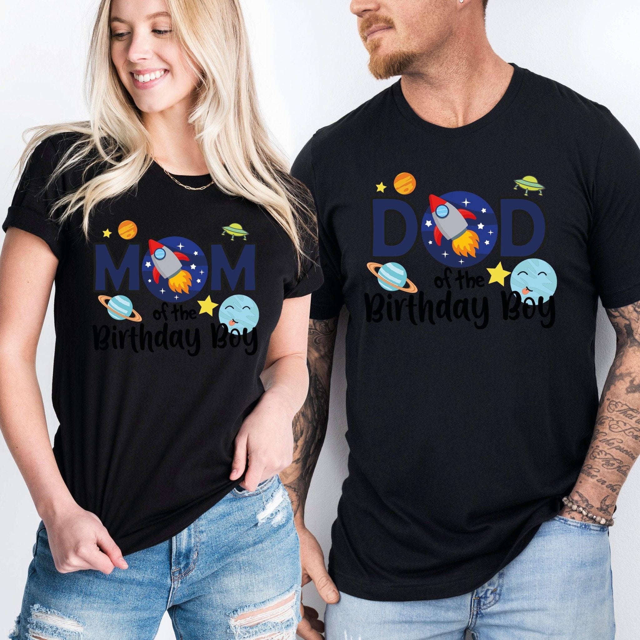 Astronaut Birthday T-Shirt, Family Birthday Tees, Birthday Boy Shirt, Family Birthday Tee - Nesta Tees