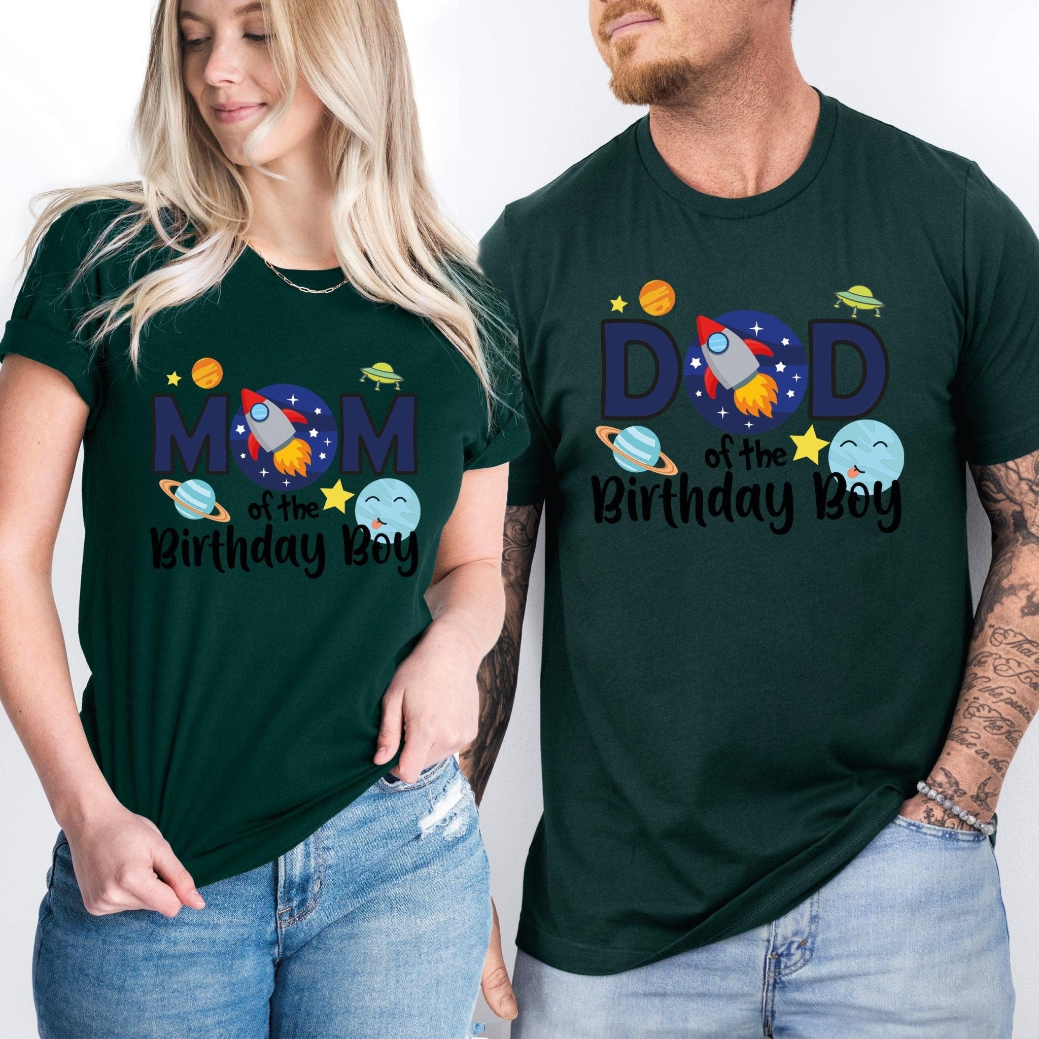 Astronaut Birthday T-Shirt, Family Birthday Tees, Birthday Boy Shirt, Family Birthday Tee - Nesta Tees