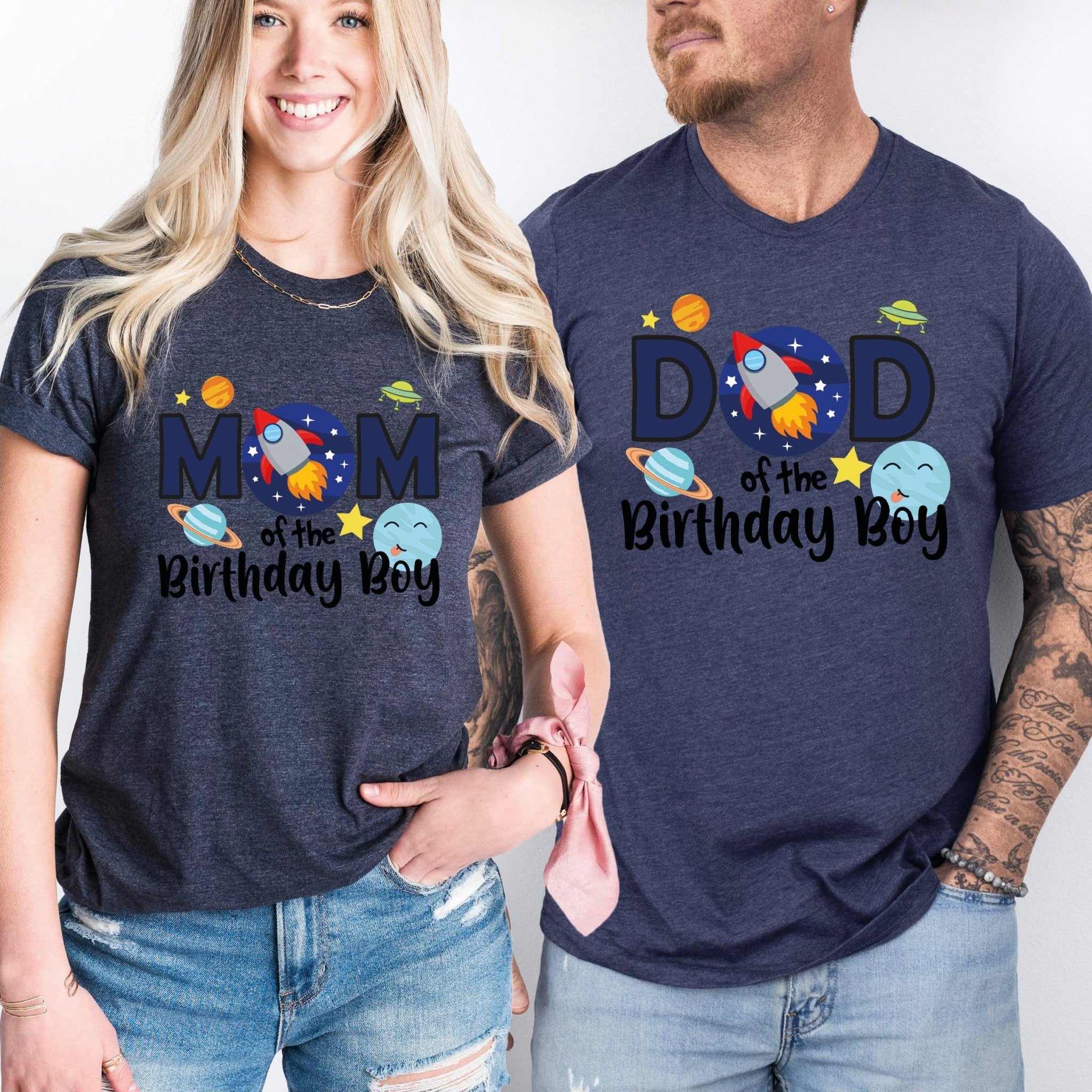 Astronaut Birthday T-Shirt, Family Birthday Tees, Birthday Boy Shirt, Family Birthday Tee - Nesta Tees