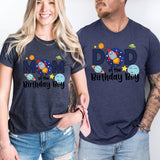 Astronaut Birthday T-Shirt, Family Birthday Tees, Birthday Boy Shirt, Family Birthday Tee - Nesta Tees