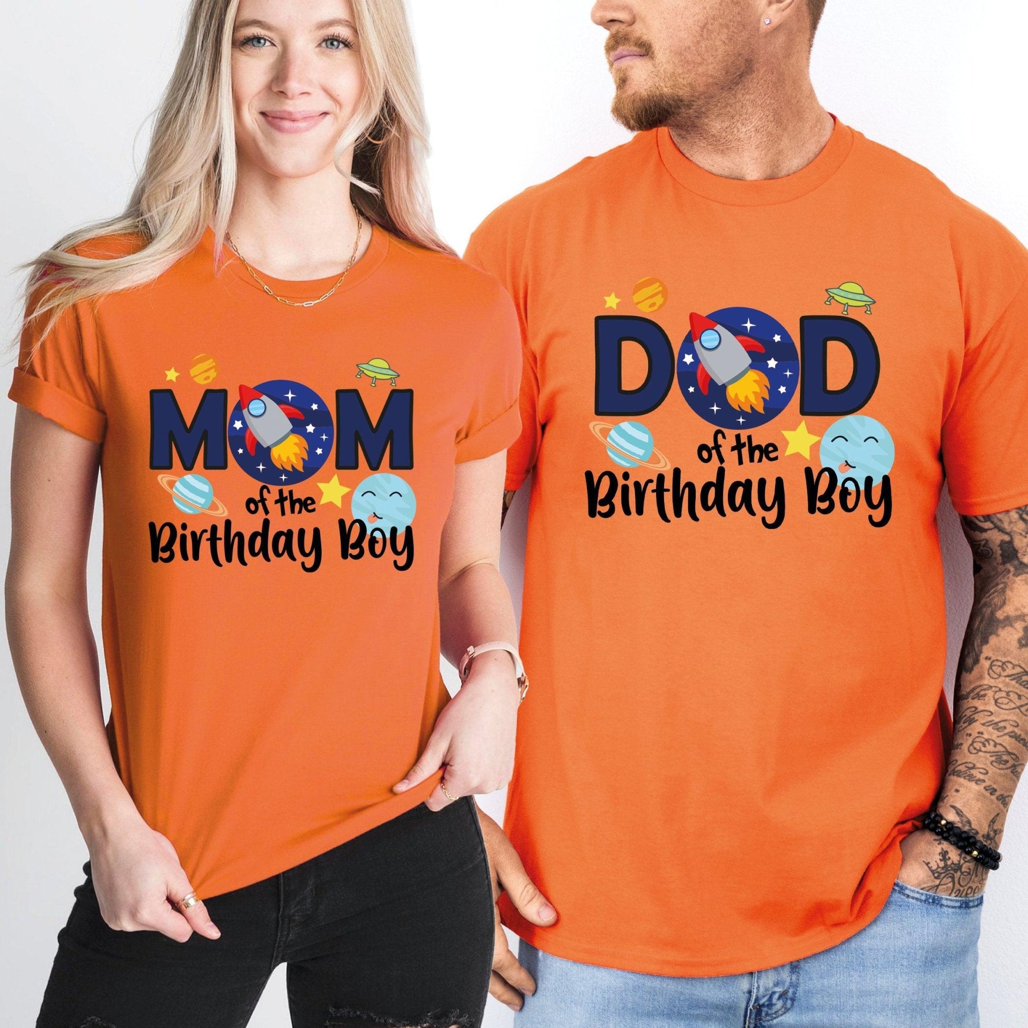 Astronaut Birthday T-Shirt, Family Birthday Tees, Birthday Boy Shirt, Family Birthday Tee - Nesta Tees