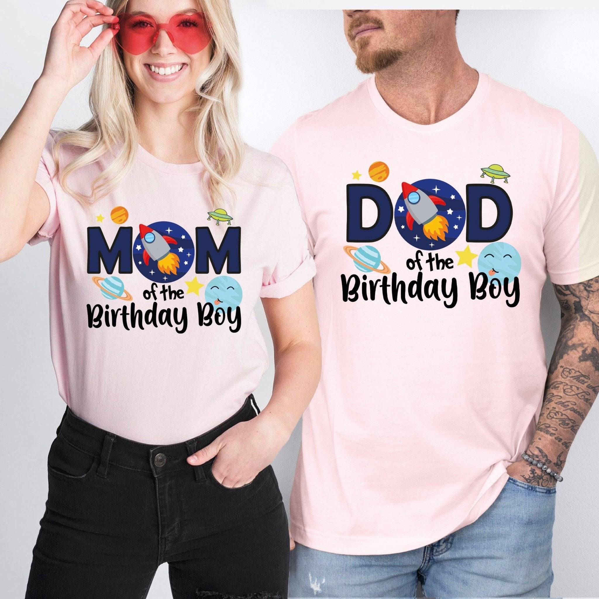Astronaut Birthday T-Shirt, Family Birthday Tees, Birthday Boy Shirt, Family Birthday Tee - Nesta Tees