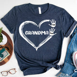 Custom Grandma Shirt, Nana T-Shirt, Granny Tee, Kids Names Nana Shirt, Shirt For Grandma
