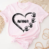 Custom Grandma Shirt, Nana T-Shirt, Granny Tee, Kids Names Nana Shirt, Shirt For Grandma