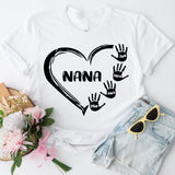 Custom Grandma Shirt, Nana T-Shirt, Granny Tee, Kids Names Nana Shirt, Shirt For Grandma