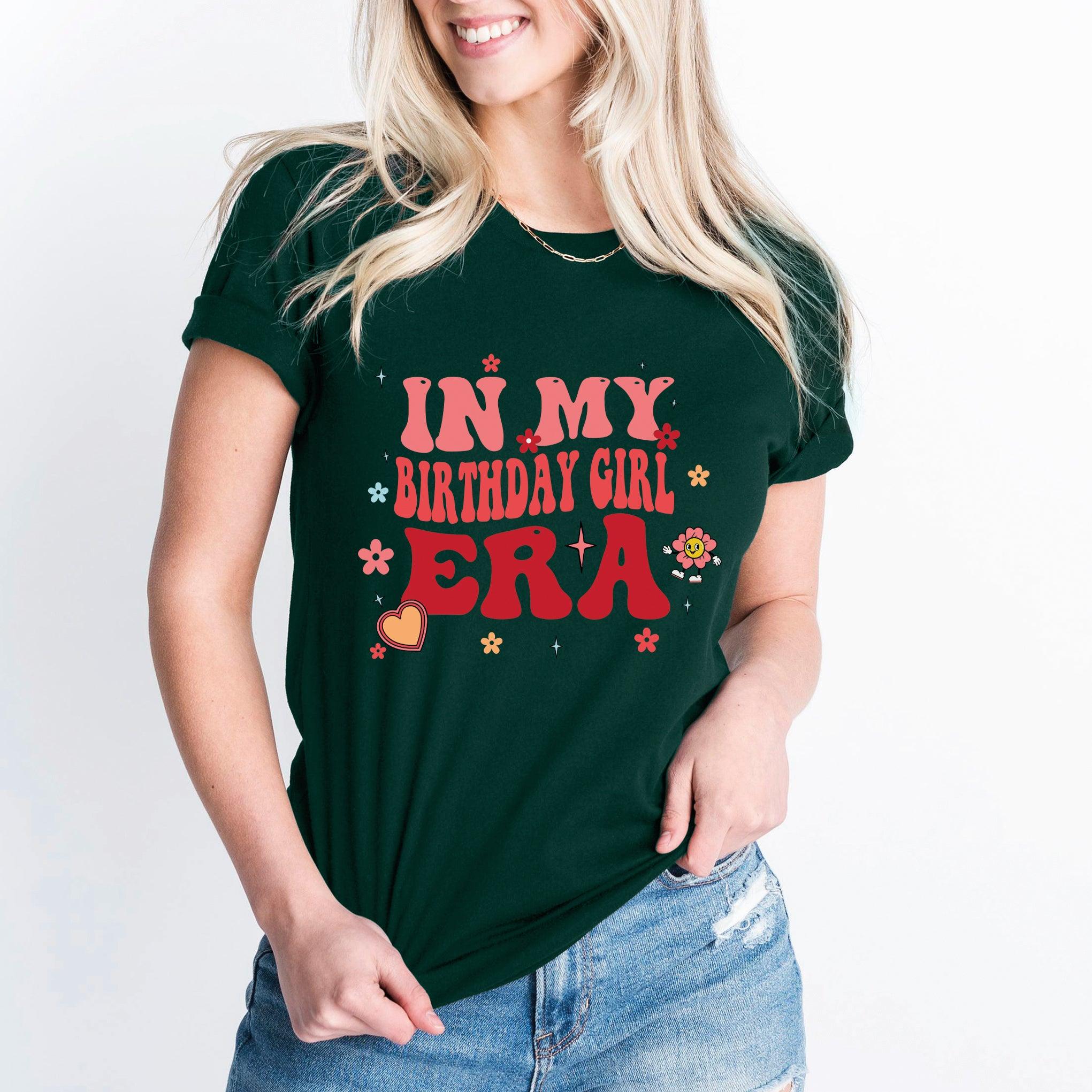 In My Birthday Girl Era T-Shirt, Birthday Party Shirt, Teen Birthday Party - Nesta Tees