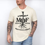 Man Of Faith Rooted In Christ T-Shirt, Jesus Shirt, Christian T-Shirt