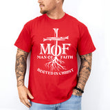 Man Of Faith Rooted In Christ T-Shirt, Jesus Shirt, Christian T-Shirt