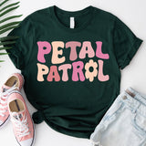 Flower Girl Shirt, Petal Patrol T-Shirt, Bridal Party Tee, Bachelorette Party Shirt