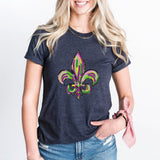 Fleur De Lis Mardi Gras Shirt, Mardi Gras Carnival 2024, Mardi Gras Party Shirt