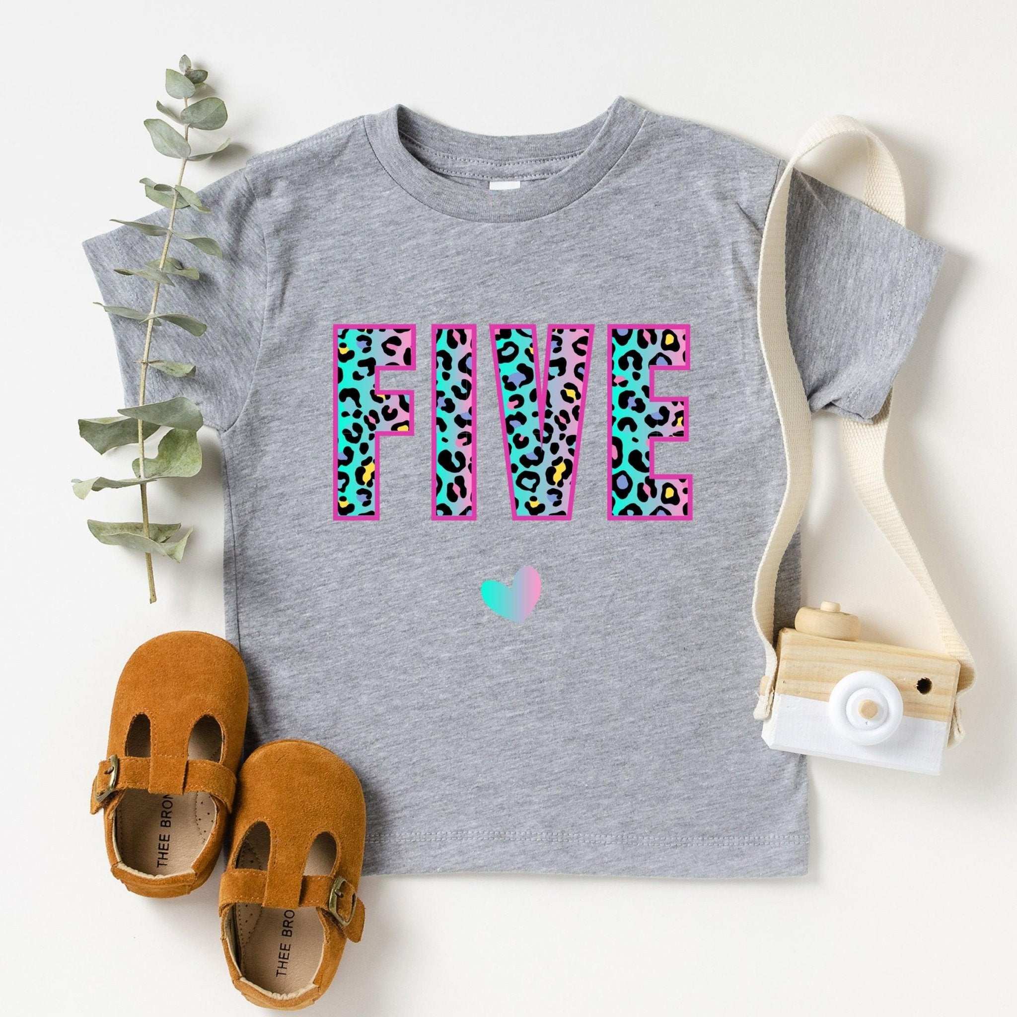 Birthday Girl T-Shirt, Your Age Shirt, Six Birthday Shirt, Five Birthday Tee - Nesta Tees