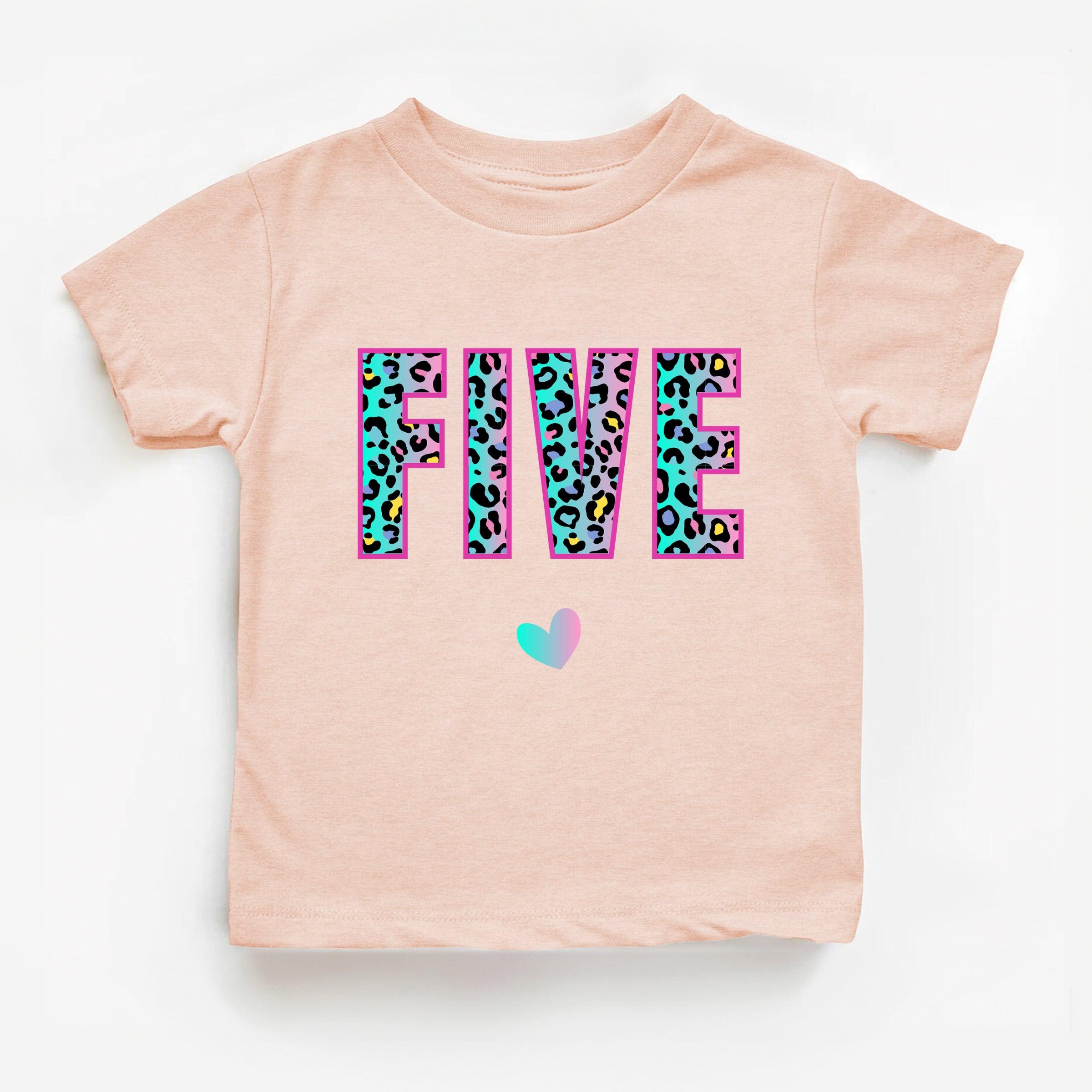 Birthday Girl T-Shirt, Your Age Shirt, Six Birthday Shirt, Five Birthday Tee - Nesta Tees