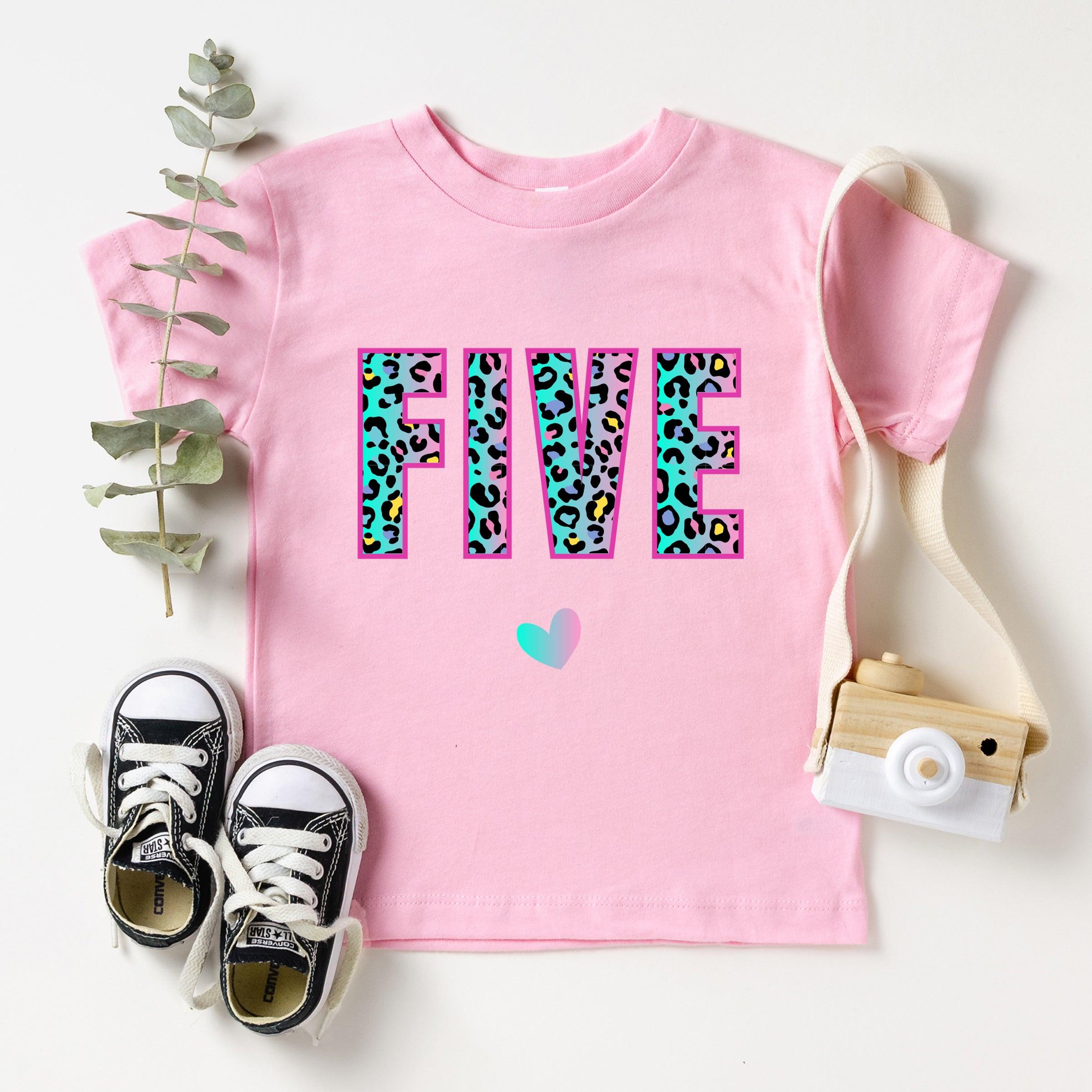Birthday Girl T-Shirt, Your Age Shirt, Six Birthday Shirt, Five Birthday Tee - Nesta Tees