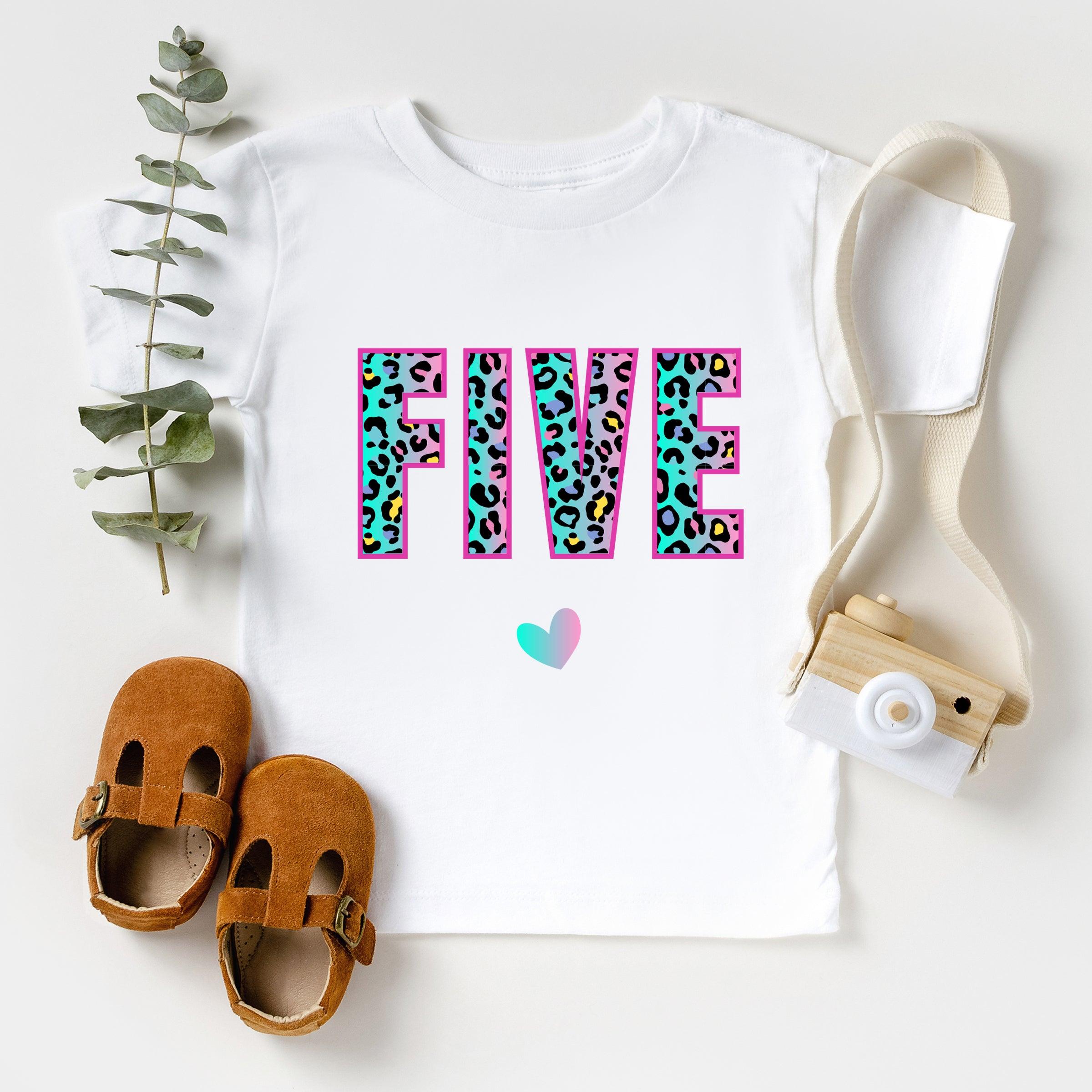 Birthday Girl T-Shirt, Your Age Shirt, Six Birthday Shirt, Five Birthday Tee - Nesta Tees