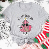 Boujee Christmas Shirt, Christmas Tree Sweatshirt, All Spruced Up Shirt