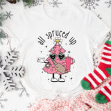 Boujee Christmas Shirt, Christmas Tree Sweatshirt, All Spruced Up Shirt