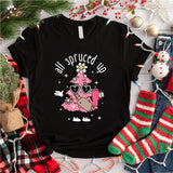 Boujee Christmas Shirt, Christmas Tree Sweatshirt, All Spruced Up Shirt