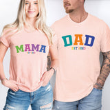 Dad and Mama T-Shirts, Mother and Father Shirts, Daddy Mommy Tees, Matching Family Shirt