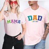 Dad and Mama T-Shirts, Mother and Father Shirts, Daddy Mommy Tees, Matching Family Shirt